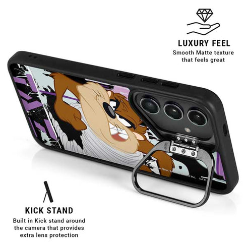 Looney Tunes Splatter Paint Tasmanian Devil Galaxy S25 Ultra Kickstand Case